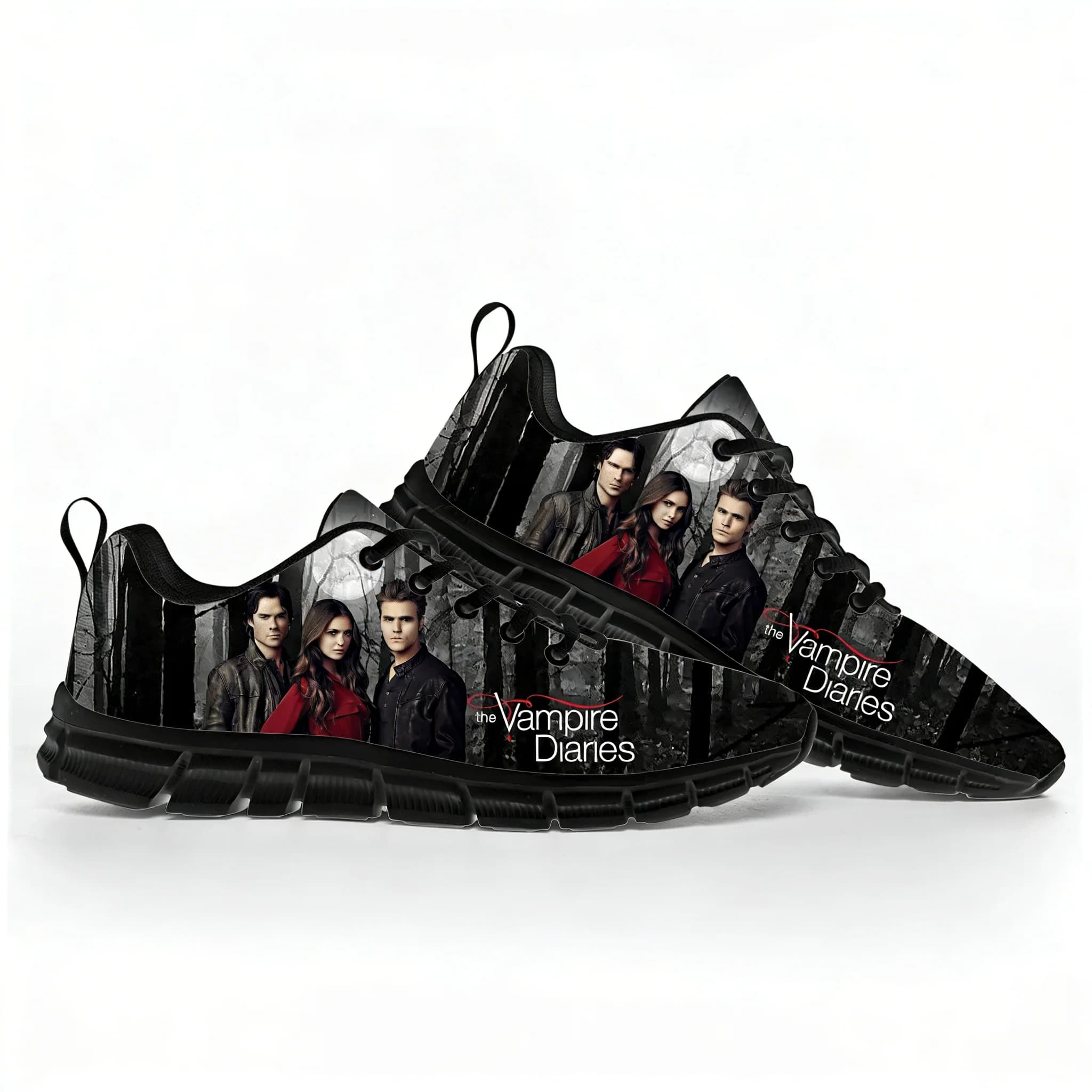 The Vampire Diaries Twilight Saga Scarpe sportive da uomo e da donna, sneakers casual da viaggio, scarpe da corsa personalizzate