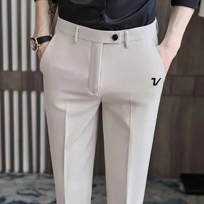 Men Golf Trousers Slim-fit Drape Casual Golf Pants Men Korean Version Slim-fit Elastic Skinny Golf Clothing Sports Ninth Pant