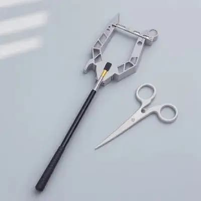 1Set Boat Hook Stainless Steel Telescopic Rod Telescoping Pole Portable Long Distance Tie Rope Hook Marine Dock Mooring
