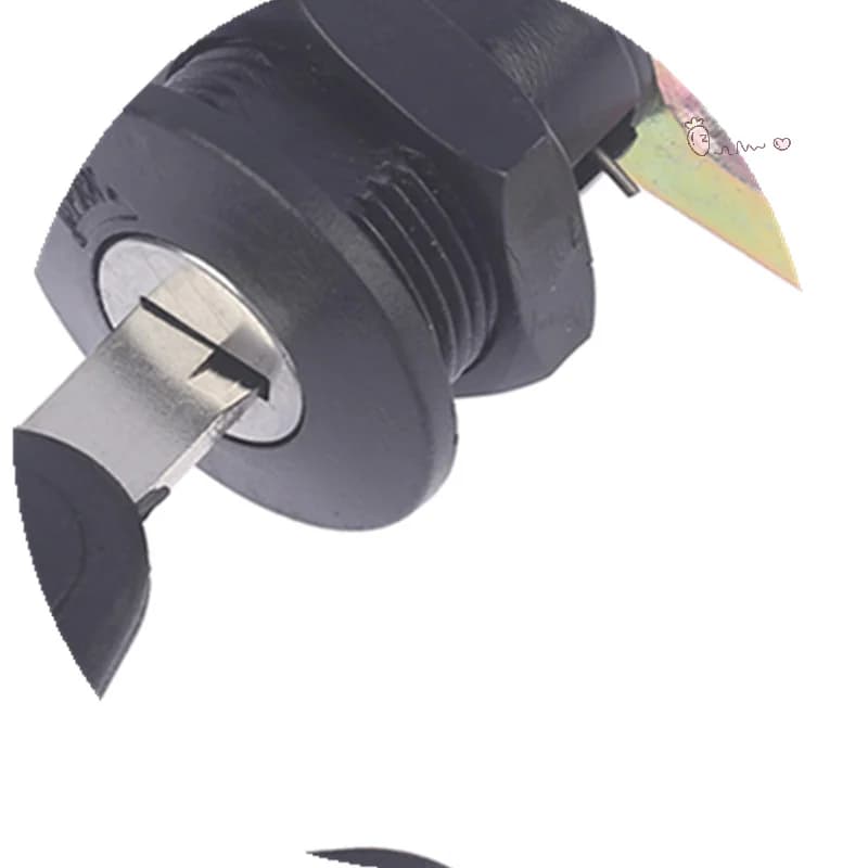 Serratura di stoccaggio della scatola di coda del bagagliaio posteriore del motociclo dello scooter elettrico con parte degli accessori di sicurezza chiave