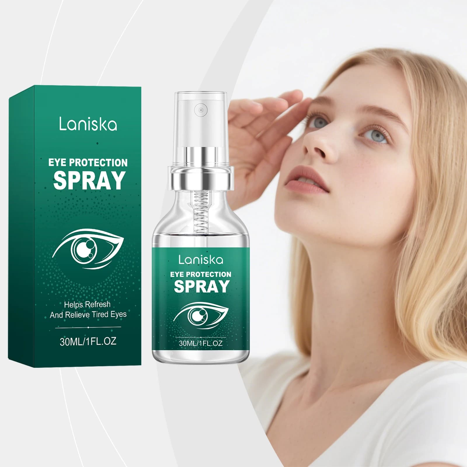 Eye Soothing Spray Natural Fast Acting Eye Care Spray Moisturizing For Women Men Readers Computer Users Home Office Daily 30ml