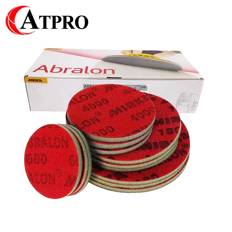 Disco Abrasivo in Spugna Milka da 6 Pollici con Diametro di 150MM per Lucidatura Auto, Disponibile anche in 5, 4 e 3 Pollici
