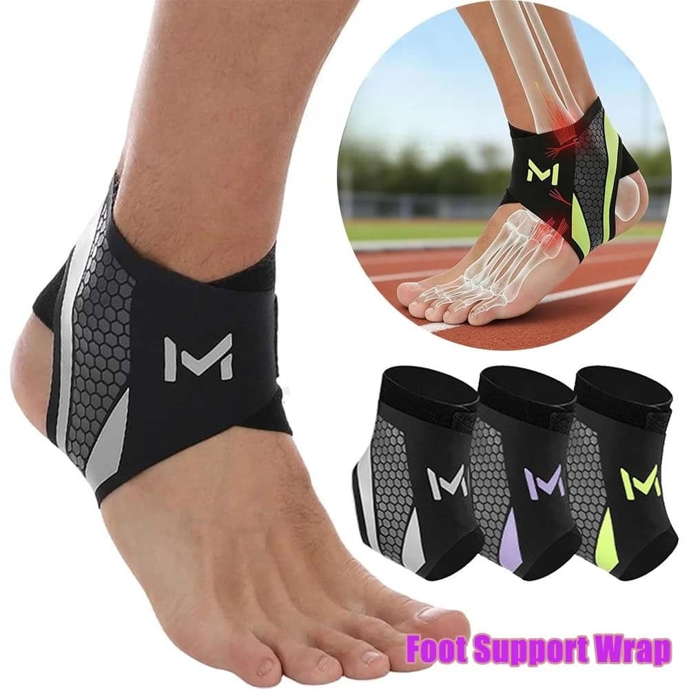Supporto per caviglia e polso traspirante e confortevole, tutore anti-distorsione per caviglia, protezione per articolazioni della caviglia per uomo e donna, per basket e calcio