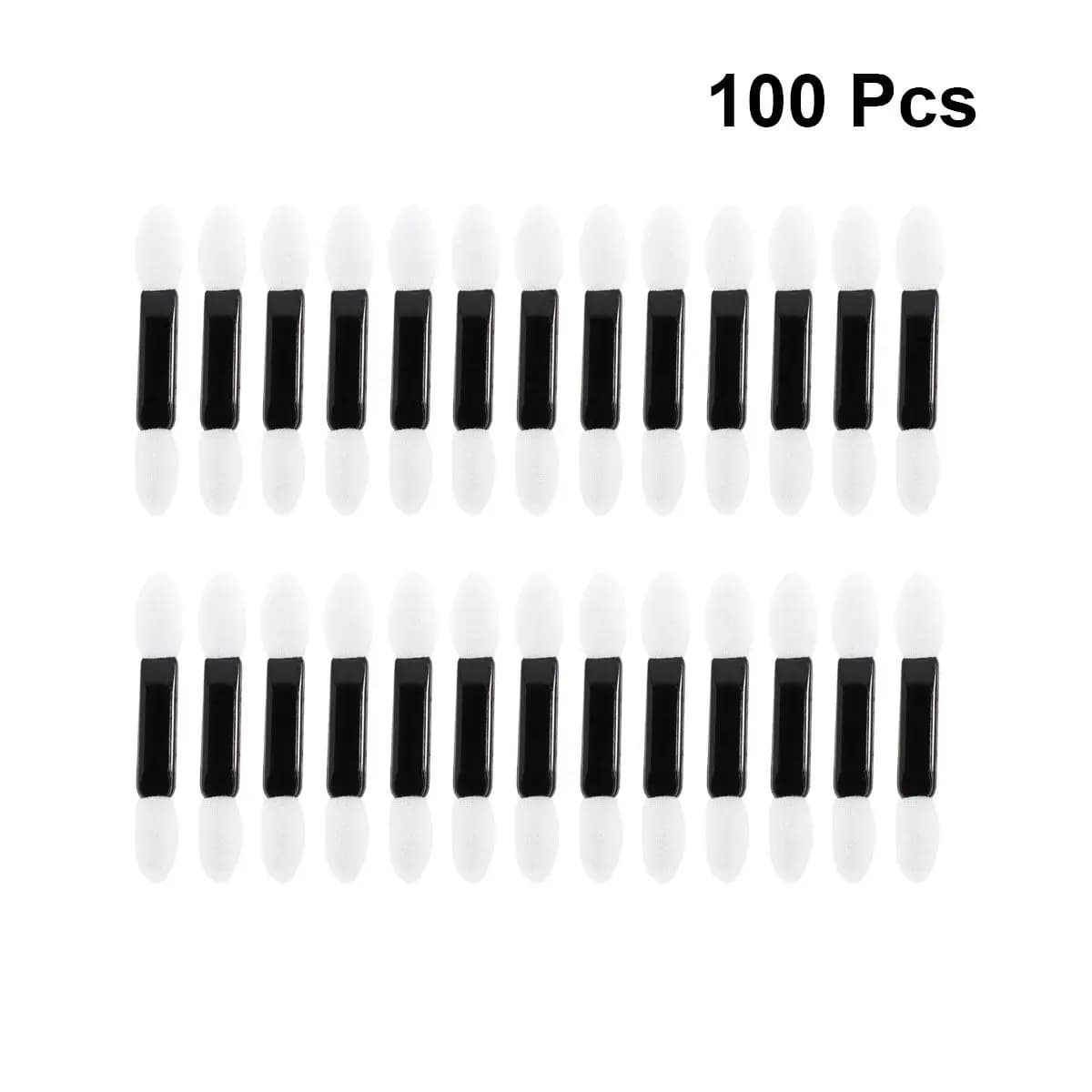 100 pcs. Disposable Double Toe Brushes for Umbrella, Umbrella Applicators, Travel Makeup Tools Kit, Wedding and Daily Use