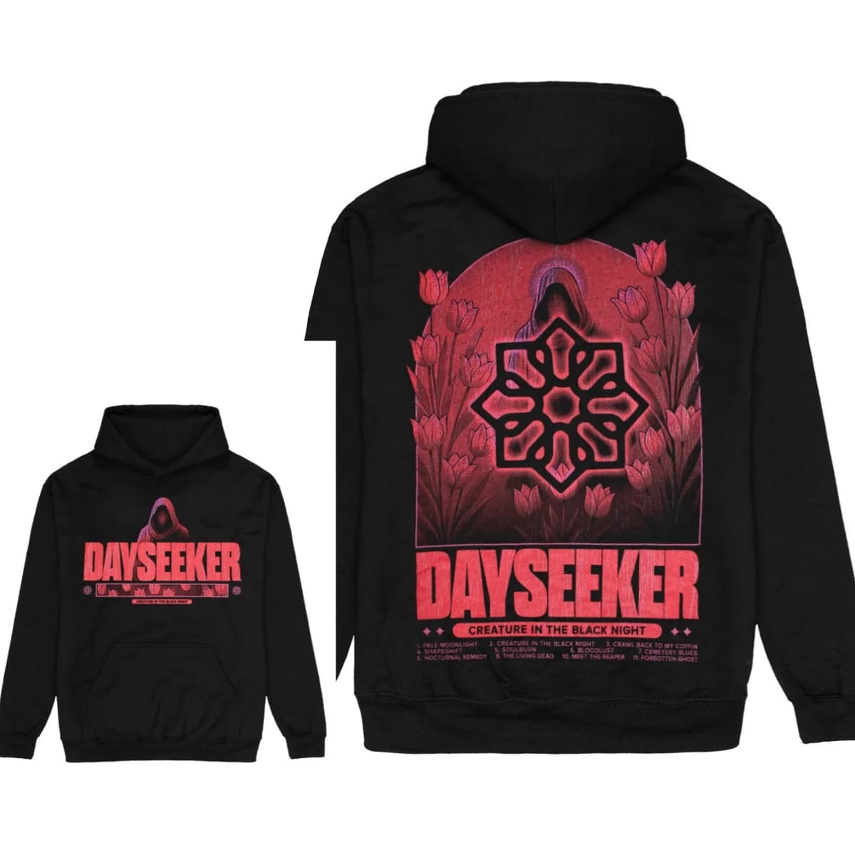 2026 Dayseeker Band Print Hoodie Retro Style Hoodie Men and Women Can Wear Autumn and Winter Hoodie