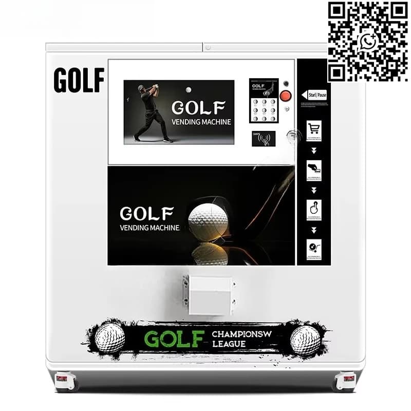 Distributore Automatico di Palline da Golf Personalizzabile con Sistemi di Pagamento a Monete, Codice QR e Token, Compatibile con SDK, Attrezzatura per Campi da Golf