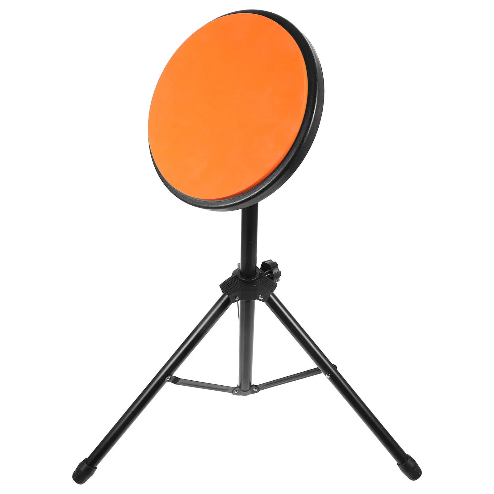 Kit di Pratica per Batteria con Supporto Portatile, Tappetino Silenzioso per Riduzione del Rumore, Pratica, Registrazione e Performance