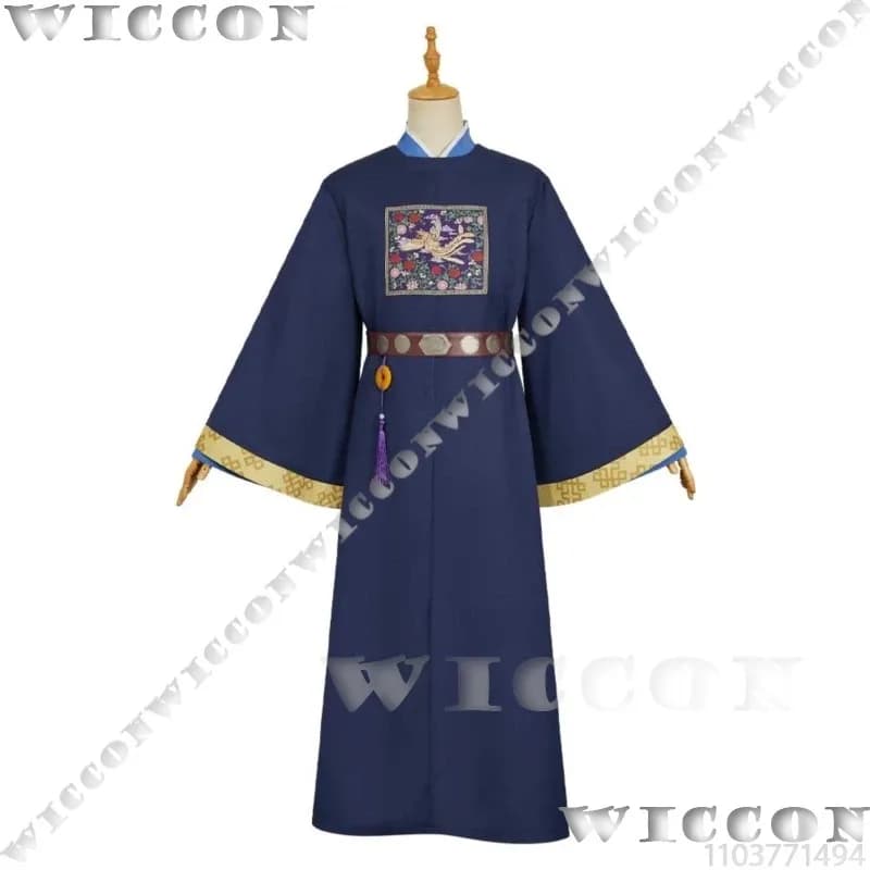 Jinshi official dress Anime The Apothecary Diaries Ren Shi Coaplay Hignt Wig half a sandwich Chinese style Man's dress Halloweek;3,c'5.b;8'