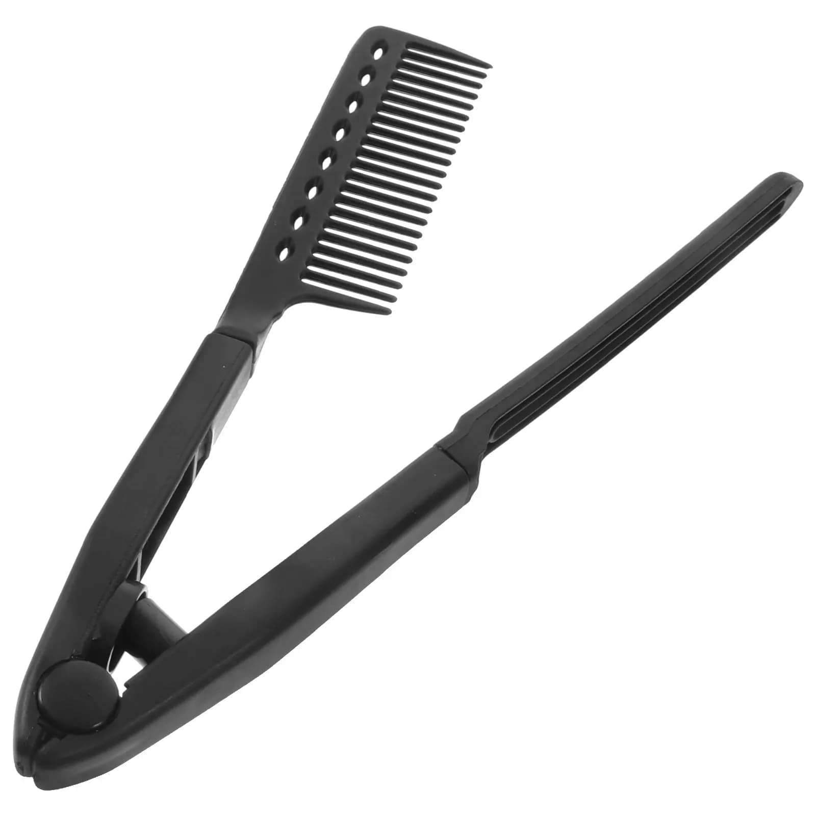 Pettine Pieghevole a V per Lisciare i Capelli, per Uso Professionale e Domestico, Leggero e Facile da Maneggiare
