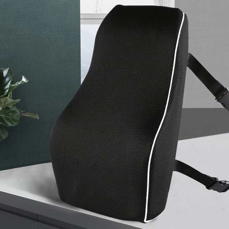 1 pz seggiolino auto sedia da ufficio schienale supporto lombare auto poggiatesta rimbalzo cuscino in memory foam cuscino lombare posteriore per conducente di auto