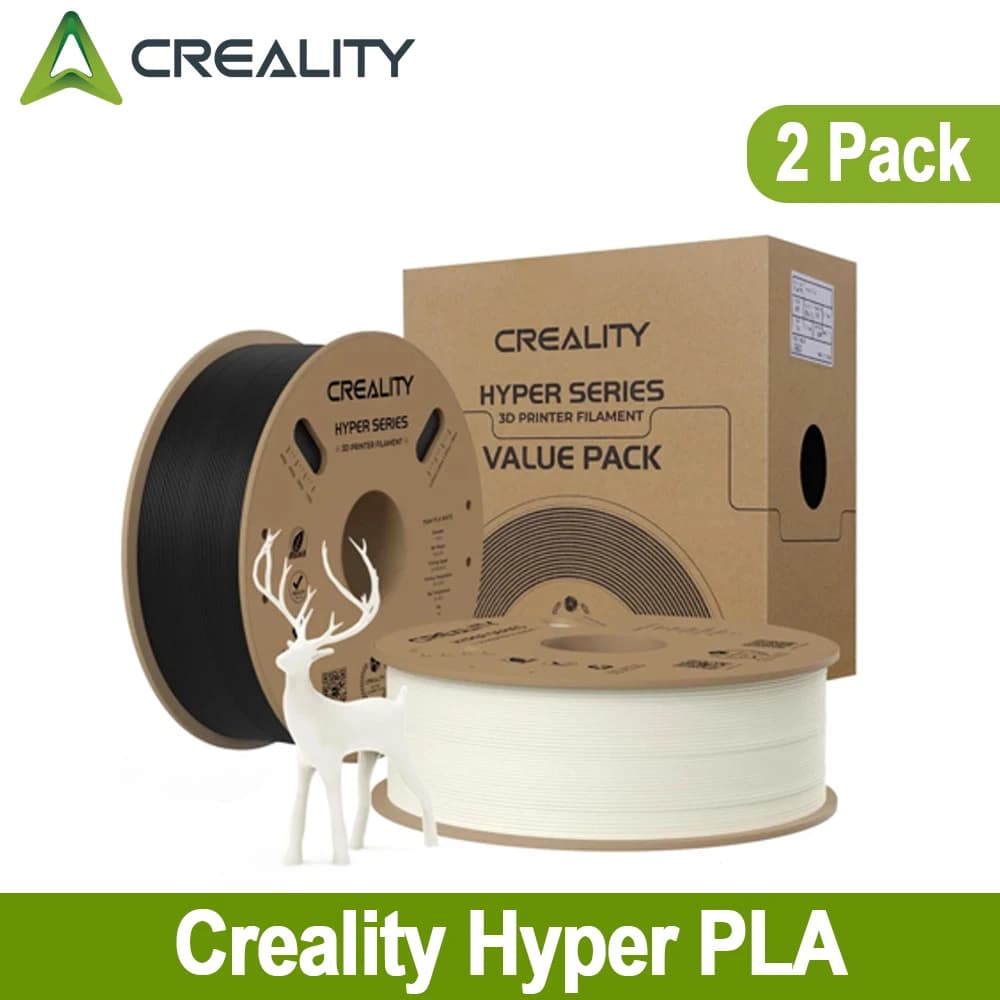 Creality Pack of 2 filaments Hyper PLA 1,75 mm 2 kg Designed for high-speed printing for Creality Ender 3 V3 SE / KE / Creality K1 MAX