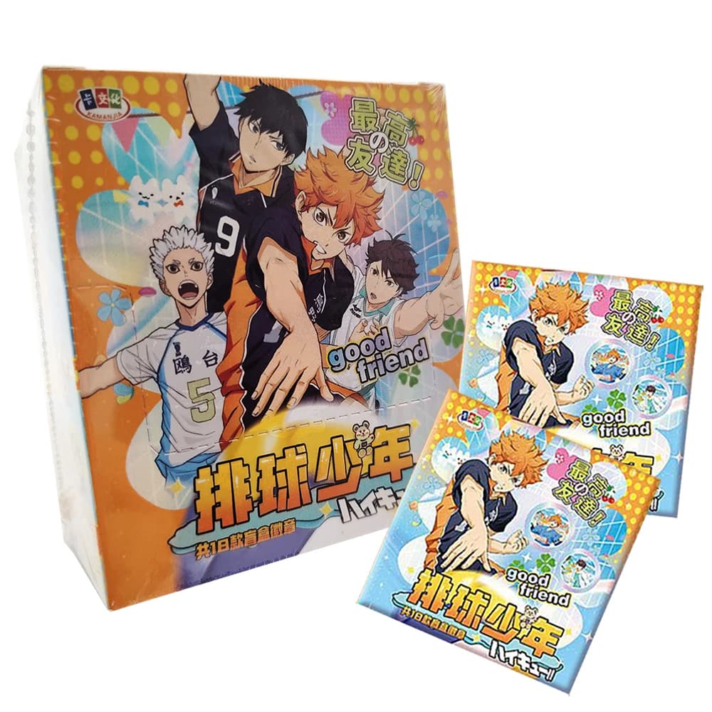 Haikyu!! Classic Volleyball Competition Anime Exquisite Peripheral Children Collection 58mm Badge Toys Fun Backpack Decoration