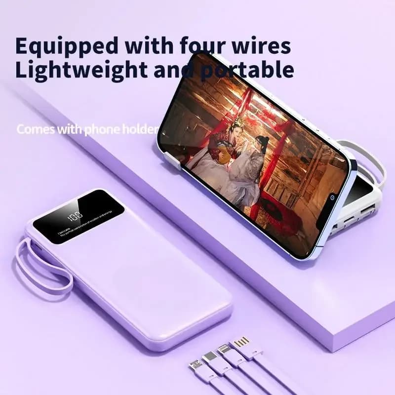 2025 New 30000mAh Power Bank Portable External Battery Fast Charging Portable Charger for IPhone Samsung Pixel Poco Powerbank