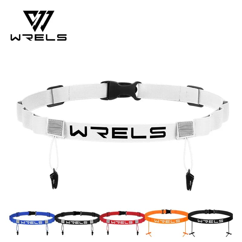 WRELS Waterproof Marathon Running Bib Race Belt Men Women Outdoor Multi-function Cycling Sport Belt High Elasticity Small Belt