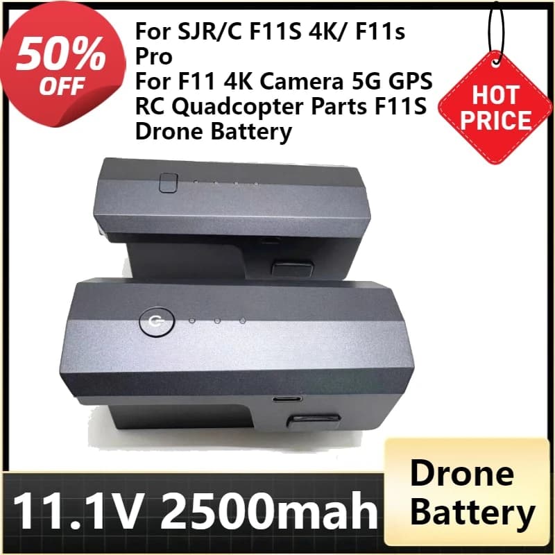 Per SJR/C F11S 4K/ F11s Pro 11.1V 2500 mAh Batteria Per F11 4K Macchina Fotografica 5G GPS RC Quadcopter Parti F11S Drone Batteria 11.1V 2500mAh