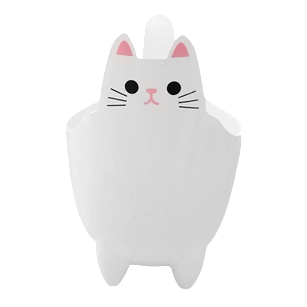 Mini Cestino per Gatti da Scrivania, Contenitore per Rifiuti Kawaii, Piccolo Bidone Portatile Compatto per Casa, Ufficio, Dormitorio