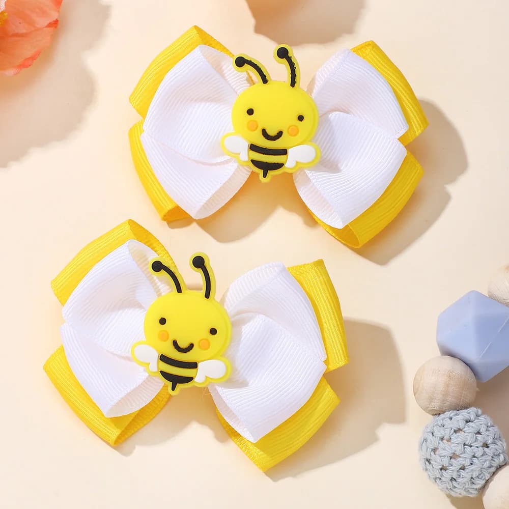 2 pcs/set Ape Arco Dei Capelli Pinze Double Layer Solido Strings Tape Forks for Girls Bars Unique Accessories for Hair Copricapi