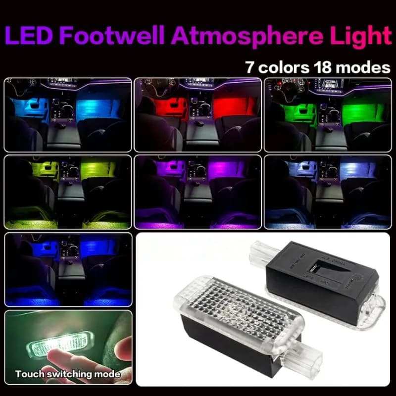 Per Skoda Octavia Superb Rapid Kodiaq Karoq 2013 ~ 2025 Auto Trepane Luci Touch HA CONDOTTO LA Luce Atmosfera Lampade Al Neon Trim Accessori