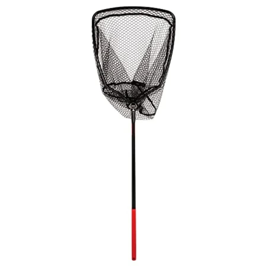 Fishing, angling, boating, and outdoor use: corrosion-resistant landg nets with non-slip grip handles and carbon fiber shafts i
