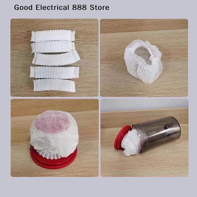 【G】100/50pcs Disposable Vacuum Cleaner Filter Protective Cover - Washable Non-woven Fabric for Handheld Vacuum Cleaner Universal