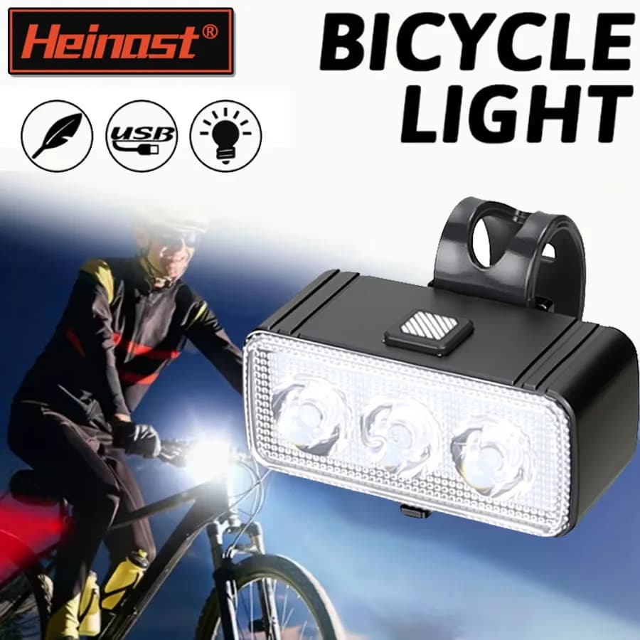 Bike Front Rear Light Set Bike Rechargeable USB Bike Light MTB Bicycle Rear Light Bike Accessories Cycling Lantern for Night Driving
