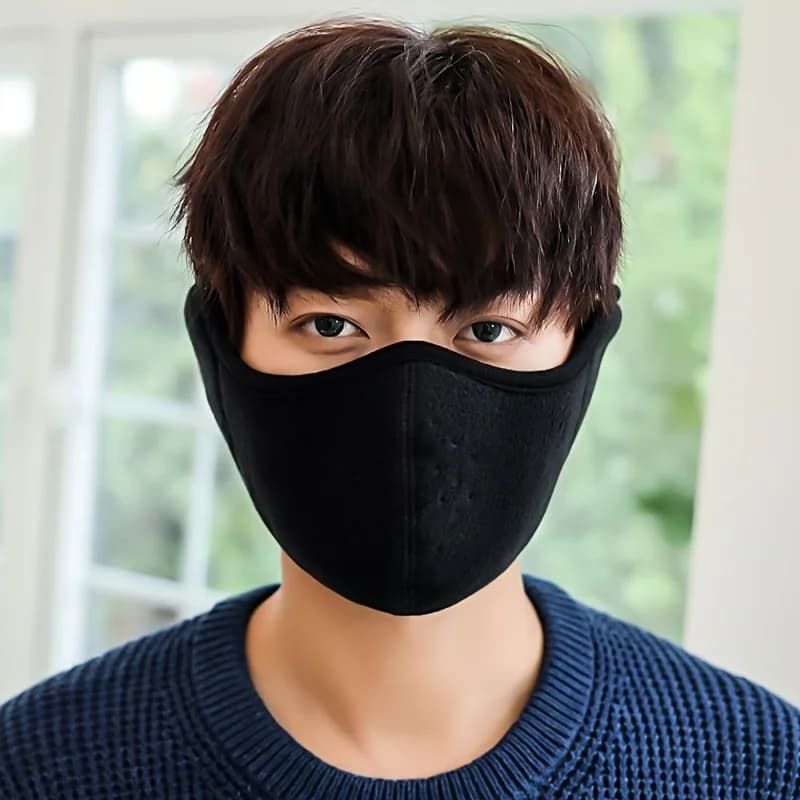 Windproof Mask for Winter Outdoor Cycling Motorcycle Motorcross Bike Warm Breathable Face Shield Unisex Skiing Hiking Sport Mask