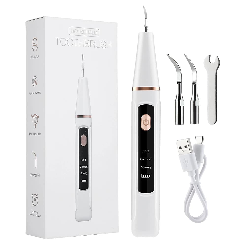 Ultrasonic Teeth Tartar Detergent Dental Scaler Detergent Electric Teeth Whitening Macchia Calcolo Placca Remove Tartar Raschietto