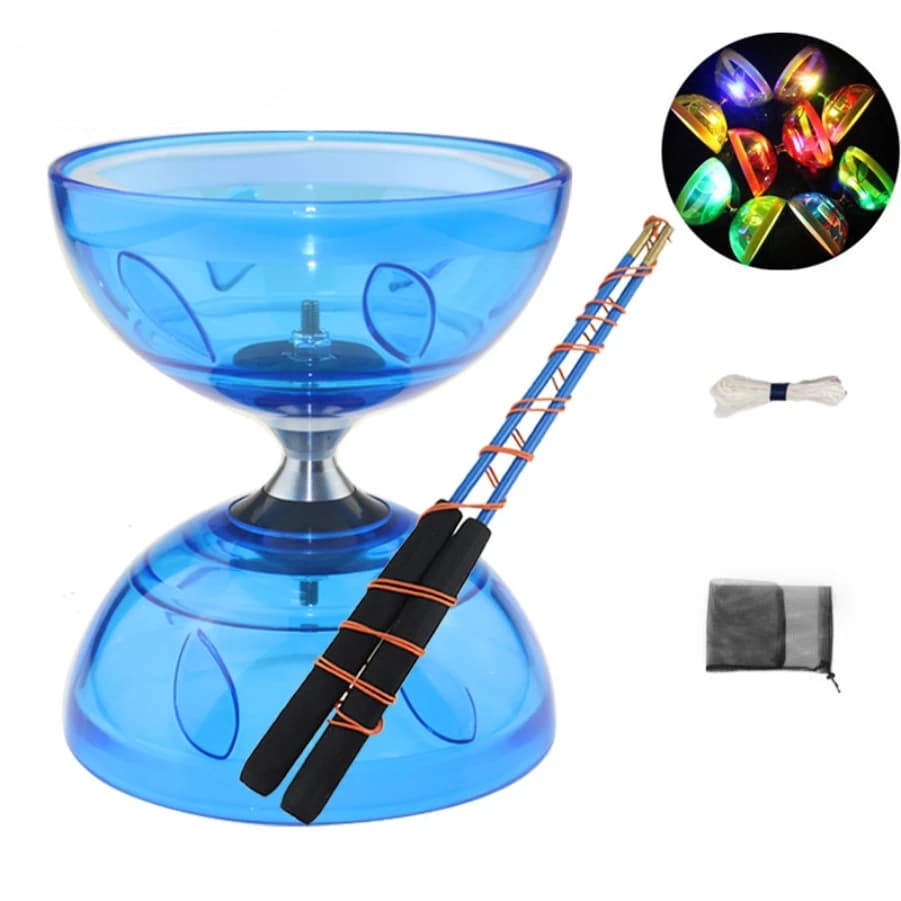 Diabolo portatile cinese Yoyo Diabolo Set attrezzatura fitness portatile per adulti Bambini anziani Esercizio di agilità indoor all'aperto