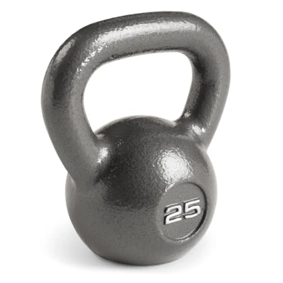Hammertone Kettle Bells - 10 to 55 lbs. HKB Workout Weights for home gym cast iron black durable textured finish