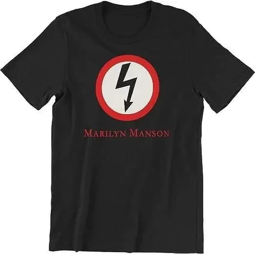 Marilyn Manson: Bolt black shirt with official license