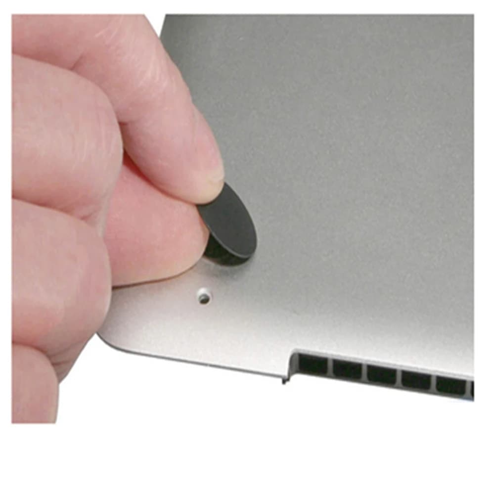 4 pezzi piedini in gomma piedini per laptop pad custodia inferiore supporto per piedi in gomma tappetino per piedi nero di ricambio per Apple MacBook Pro