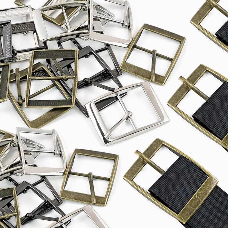 20Pcs 15/20/25/30mm Metal Roller Pin Buckles Bag Strap Leather Belt Buckle Webbing Adjust Hook DIY Replace Hardware Accessories