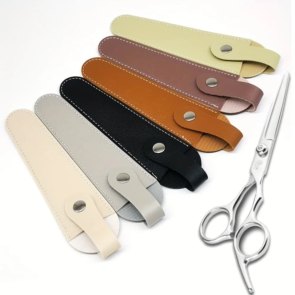 Custodia protettiva per forbici antipolvere 3/6, custodia protettiva per strumenti per acconciature, custodia protettiva per forbici per capelli portatile e resistente