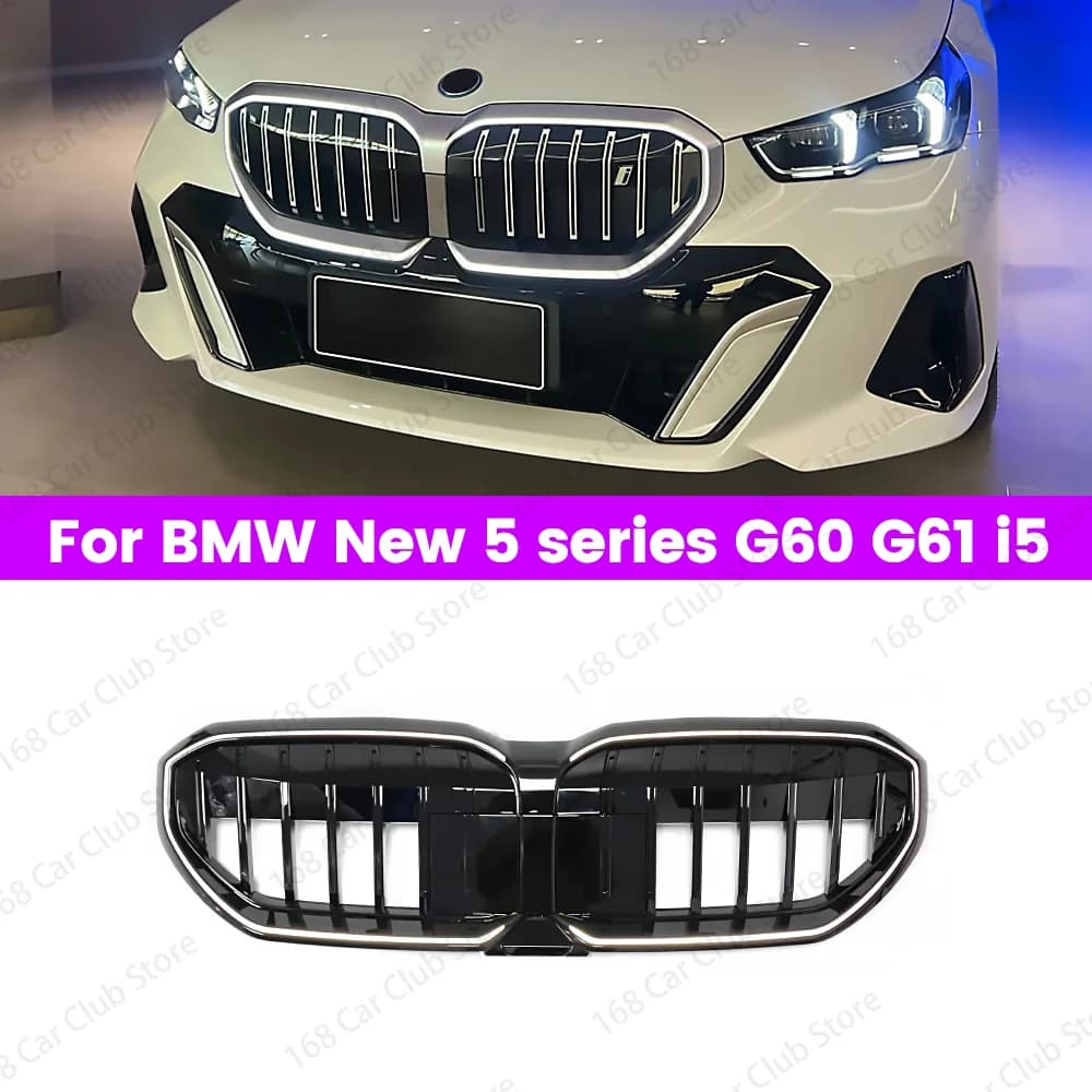 Luce a LED Nuova Serie 5 Griglia Luminosa Per BMW Nuova Serie 5 G60 G61 i5 Stile Regolare Stile M Illuminato Con Lampada Ricambi Auto