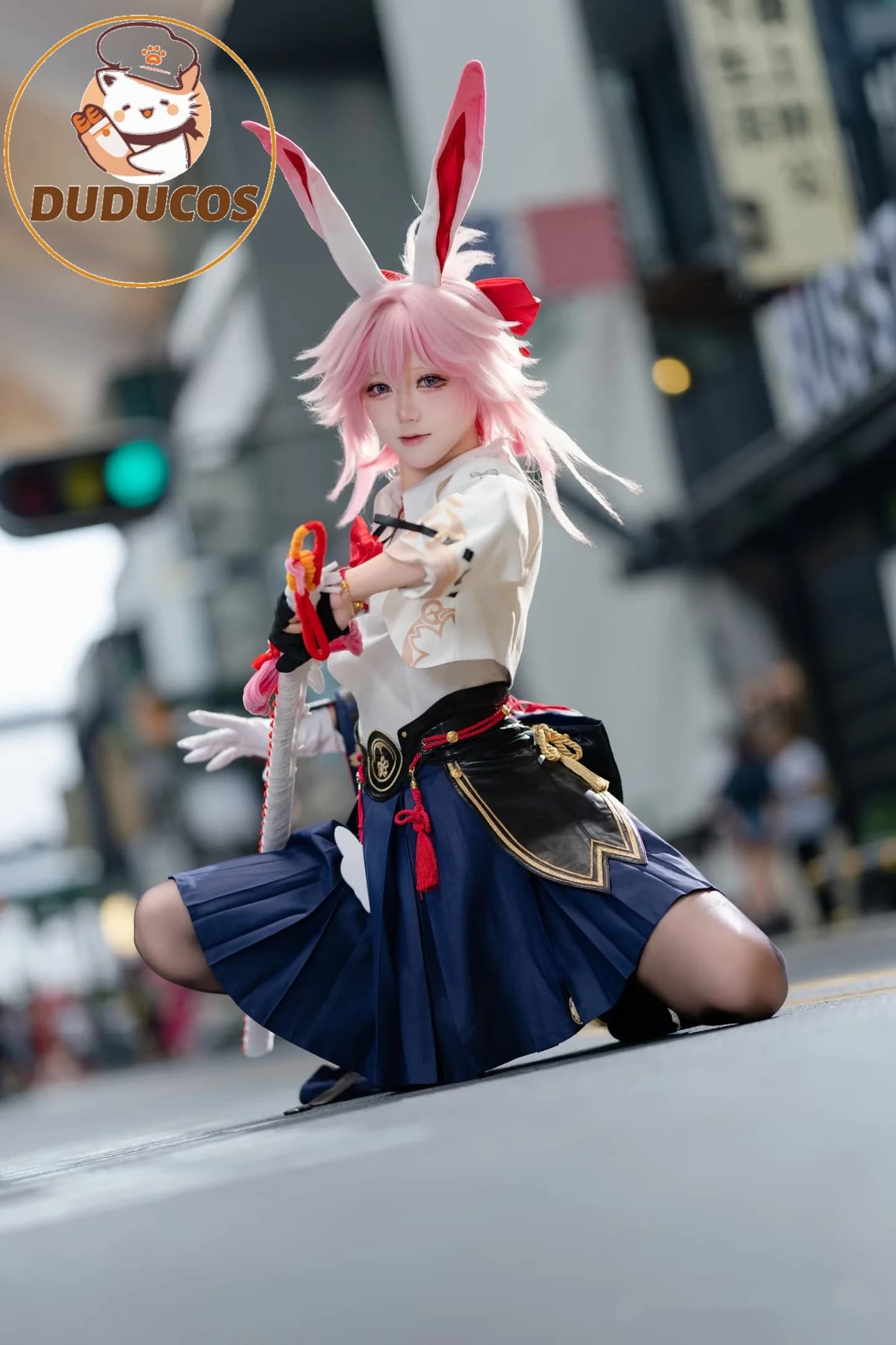 DUDU-SR Costume Cosplay Anime Game Honkai Star Rail Evanescia, Abito Uniforme per Feste di Carnevale e Comic Con, Accessori per Giochi di Ruolo