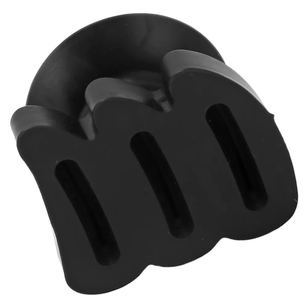 Suction Cup Guitar Pick Holder​ ​Silicone ​Hold 3 Quantity​ Picks ​Plectrum Clamp​ ​Black Color​ ​Guitar Picks Case