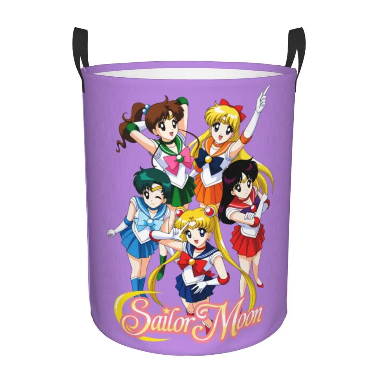 Cesto per Bucato Pieghevole Sailor Moon, Cesto Portabiancheria Anime per la Casa, Borsa per la Conservazione dei Vestiti