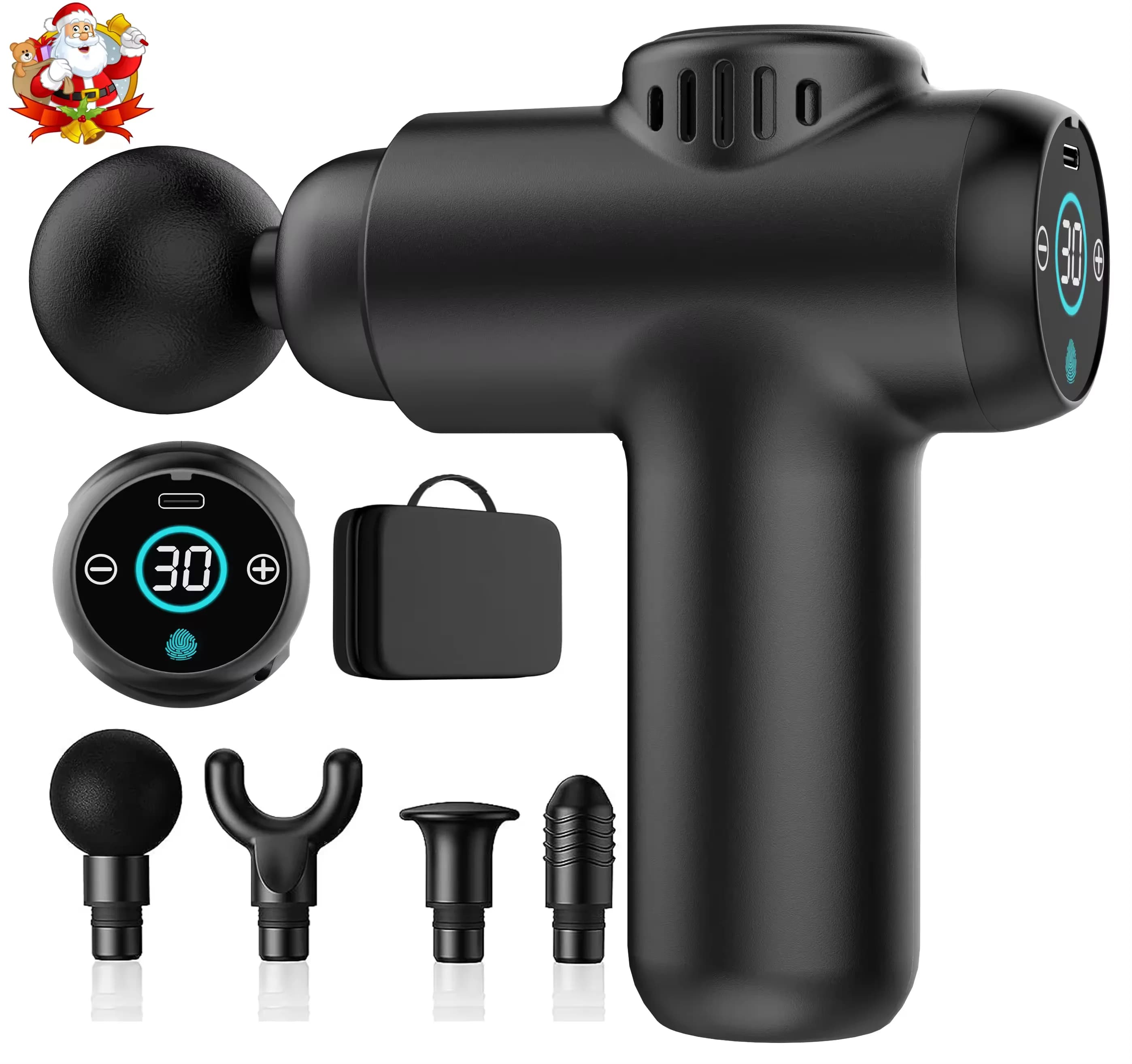 Smart Library Super Pocket Mini portable massage gun for body and head Hot sale product for gym/office Travel Househol