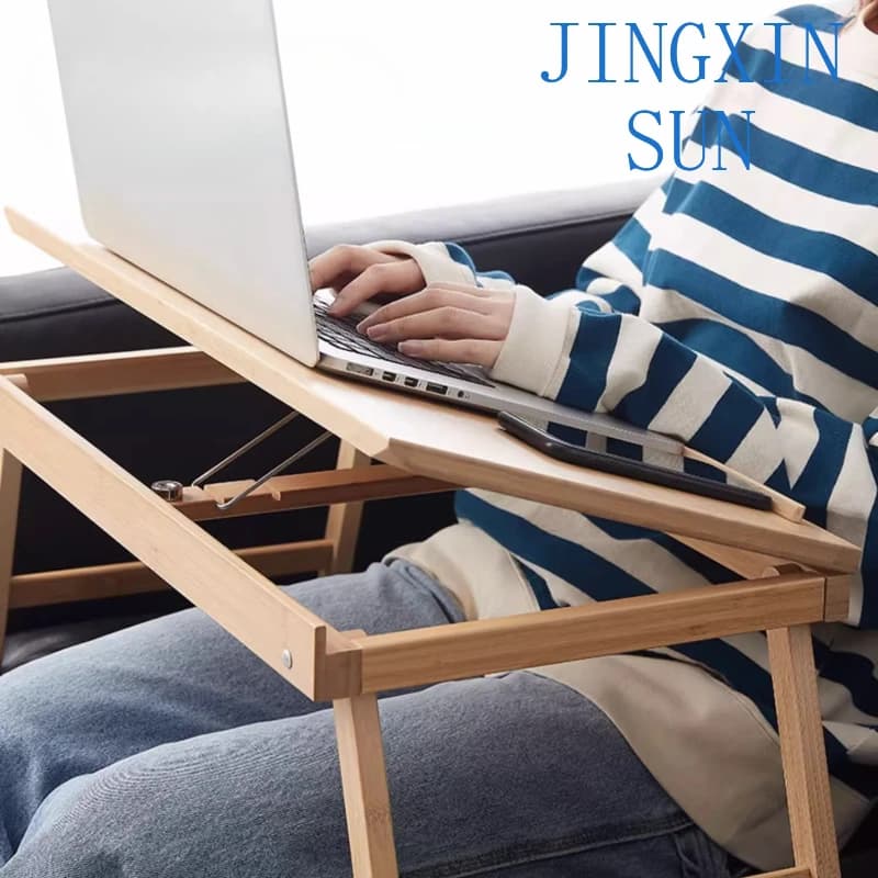 Bamboo Dining Rack Small Table Side Folding Coffee Tables Desk Sofa Table Computer Desk Laptop Stand Function Simple Furniture