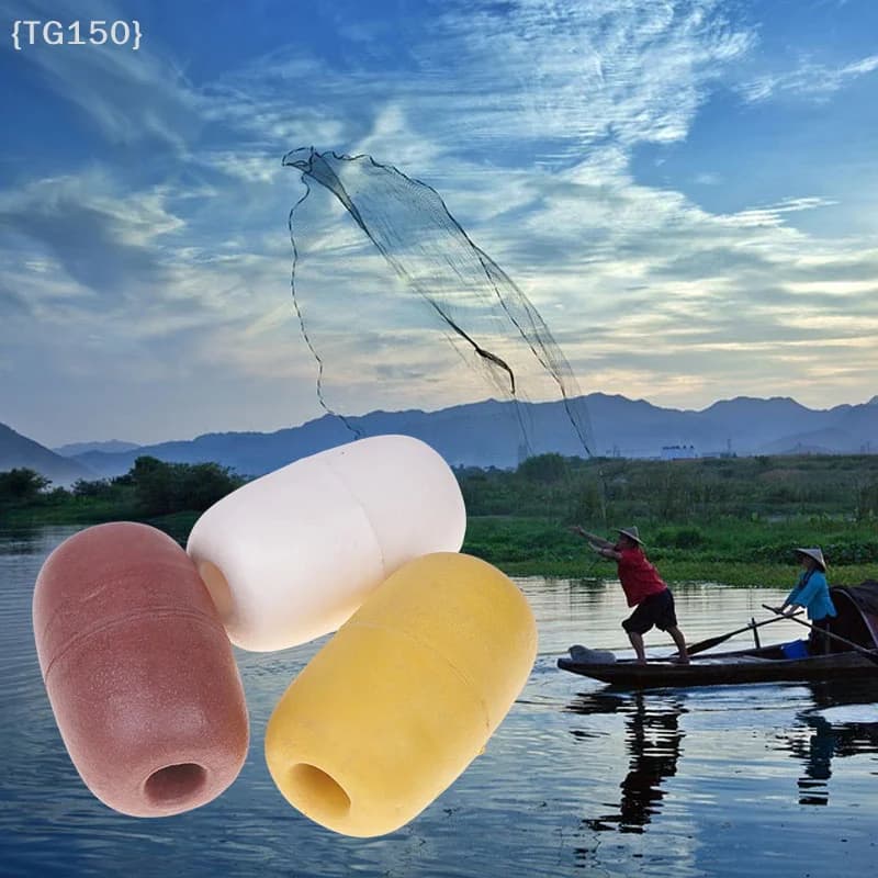 【TG150】2 Pezzi 7*11CM Boa di Segnalazione per Nasse da Granchi - Galleggiante Ovale in Schiuma per Acque Profonde per Rete da Pesca, Corda per Ancoraggio e Accessori per Attrezzatura da Pesca【WT】