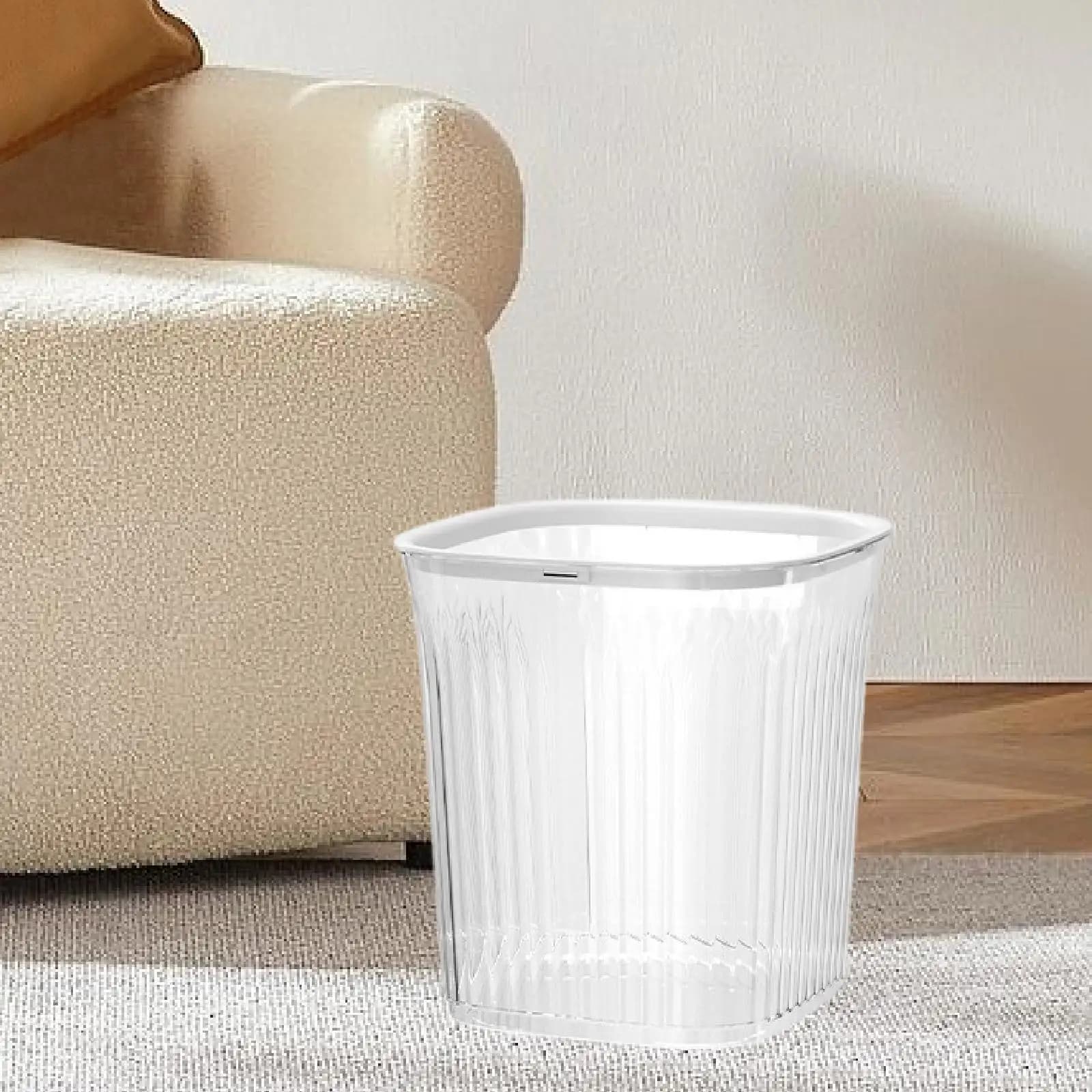 Cestino per la carta dei rifiuti Bidone per il riciclaggio Bidone della spazzatura minimalista Contenitore per la spazzatura per la camera dei bambini Cucina Toletta Camera da letto Bagno