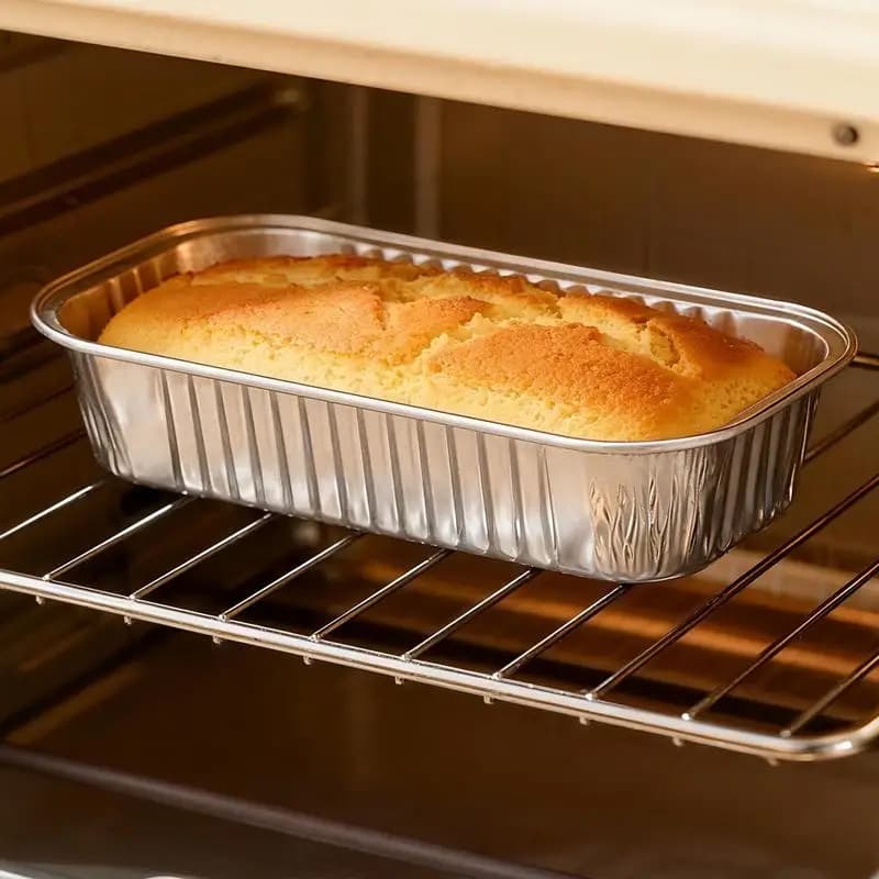 10/30 Pezzi Vaschette Monouso in Alluminio per BBQ, Forno e Friggitrice ad Aria, Teglie da Forno in Foglio di Alluminio, Contenitori per Grigliare in Cucina