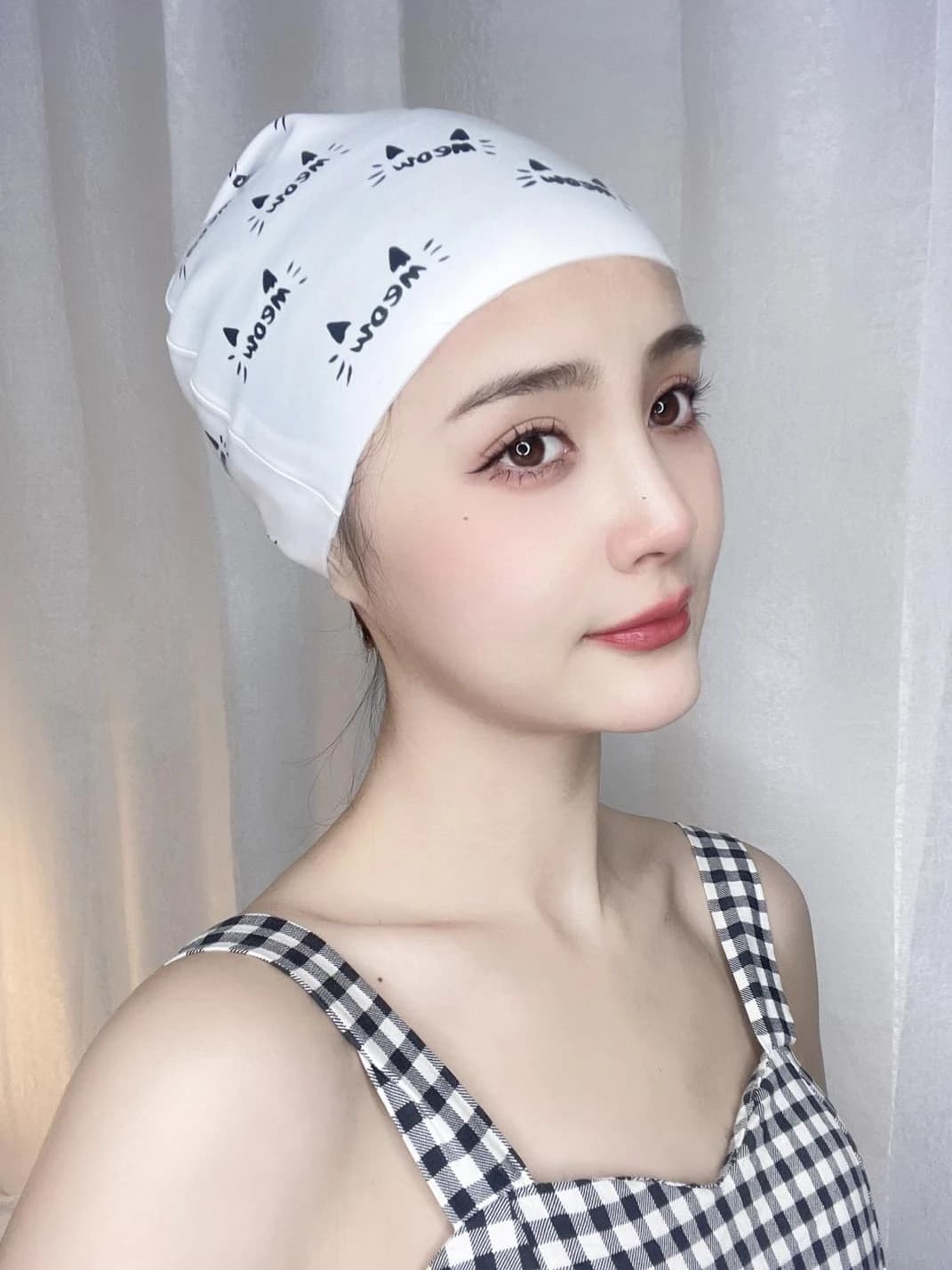 Fashionable Swimwear for Men and Women, Comfortable for Long Hair, Professional, Waterproof, for Large Heads, Silicone