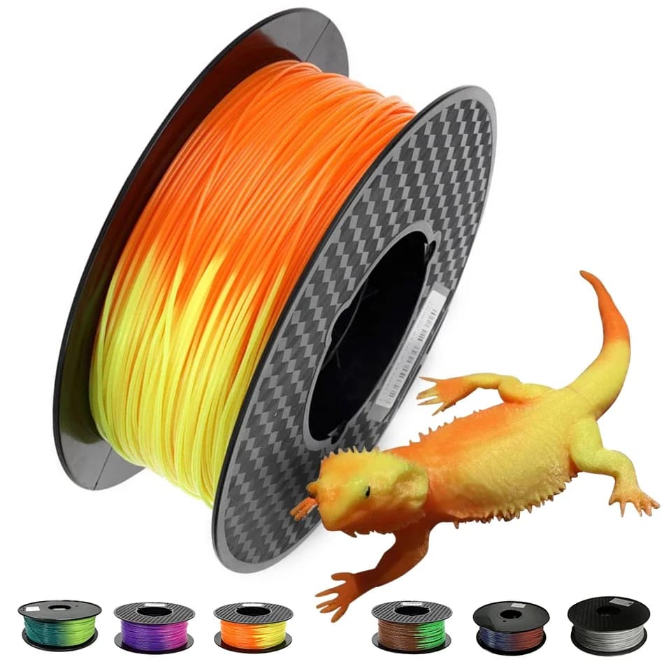 Color change with temperature Filament 3D Printer PLA 1,75 mm 500 g/250 g Printing material with thermal sublimation foam