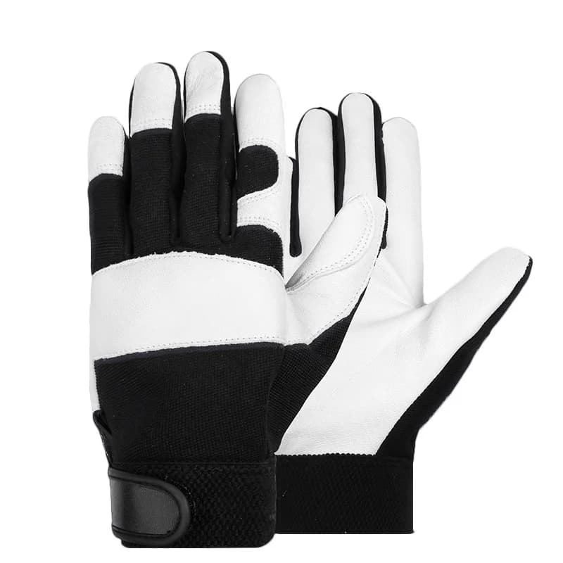 Guanti da lavoro in pelle di pecora Sicurezza Protezione del lavoro Giardino Sport Motociclette Conducenti Lavoro Saldatura Guanti resistenti all'usura