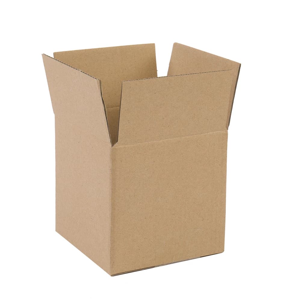100 Pack Yellow Corrugated Cardboard Boxes 4x4x4" (10x10x10cm) Small Shipping Boxes for Mailing Gift Packaging