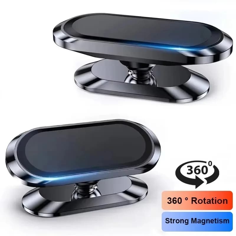 360 Degree Rotation Magnetic Car Mobile Phone Holder Dashboard Mount Smartphone Stand GPS Phone In Car Bracket For iPhone Realme