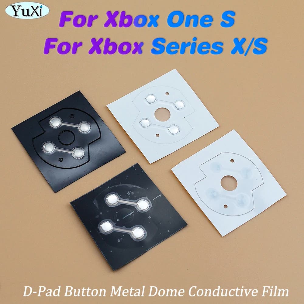 1Pc pellicola adesiva conduttiva per Xbox One S D-Pad Button Metal Dome Switch Pad per Xbox Series X S Controller One Slim Repair