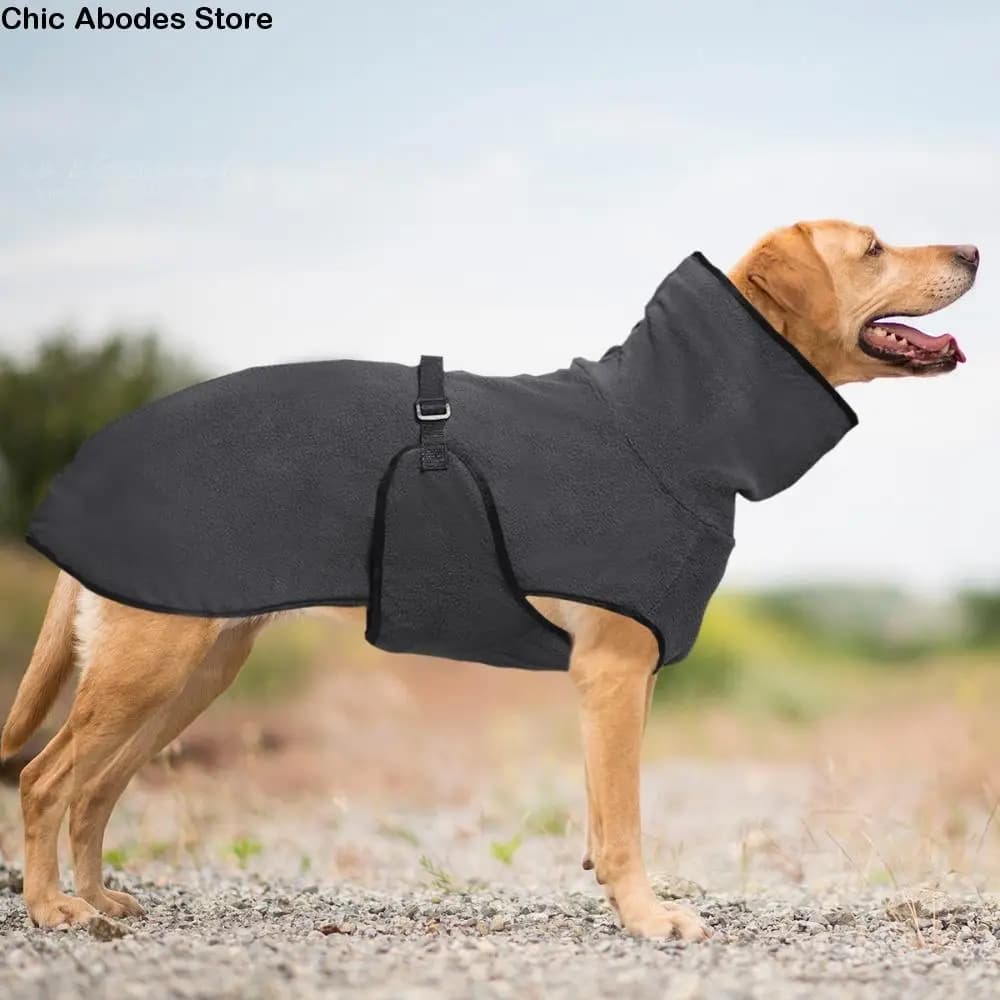 Felpa con cappuccio per cani Vestiti invernali caldi per cani Giacca calmante per cani a collo alto addensata Gilet per ansia per cani morbido antivento per la stagione fredda