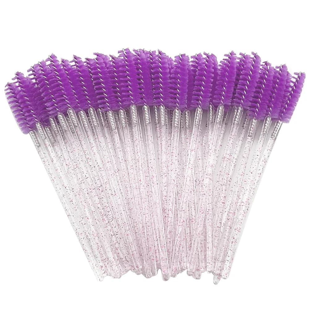 100 lashes for extension eyelashes, crystal eyebrow brushes, mascara applicators, eyelashes and eyebrows, cosmetic makeup tools